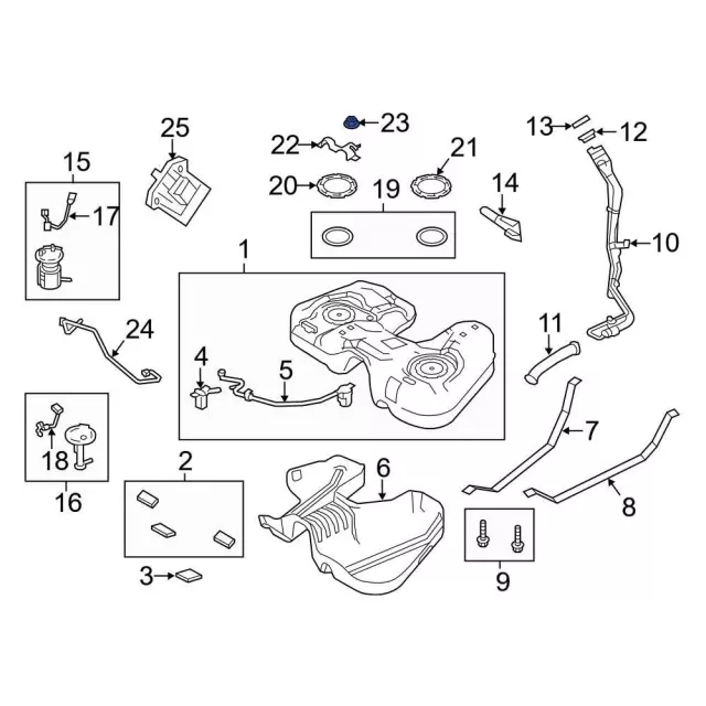 Automatic Transmission Oil Cooler Hose Nut - Ford (w520101s441) - view 5