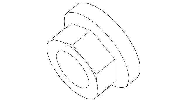 Automatic Transmission Oil Cooler Nut - Ford (w714903s442) - view 5