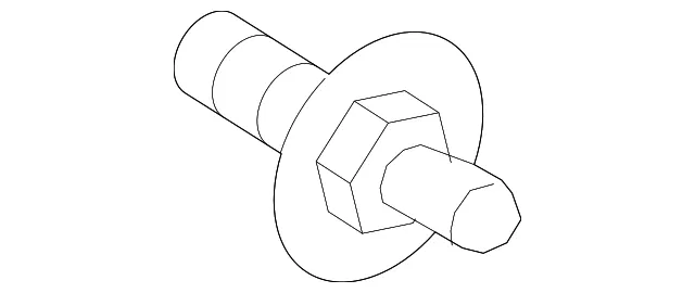 Lift Cylinder Ball Stud - Ford (w715124s901) - view 3