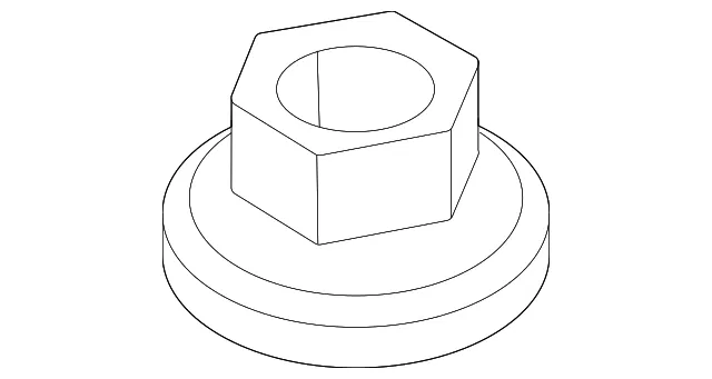 Engine Mount Nut - Ford (w721638s439l)