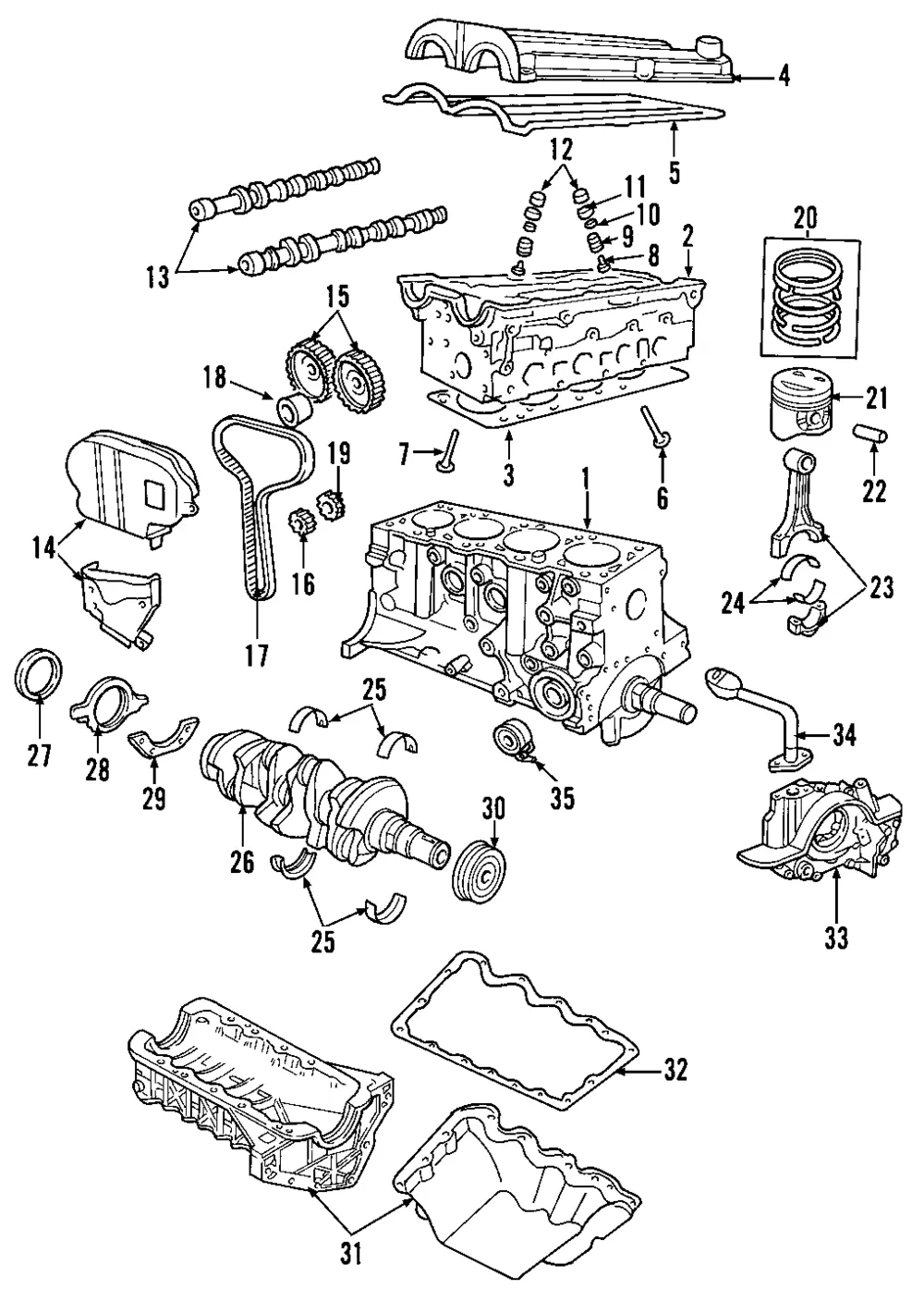 Crankshaft - Mazda (yf0911301)