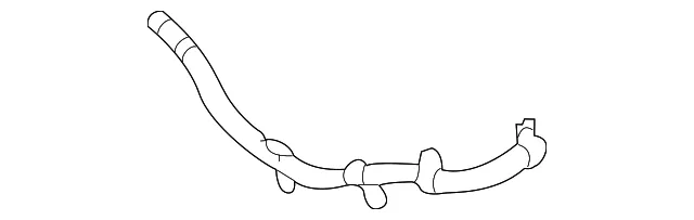 Engine Coolant Bypass Hose - Mazda (yf0915261)