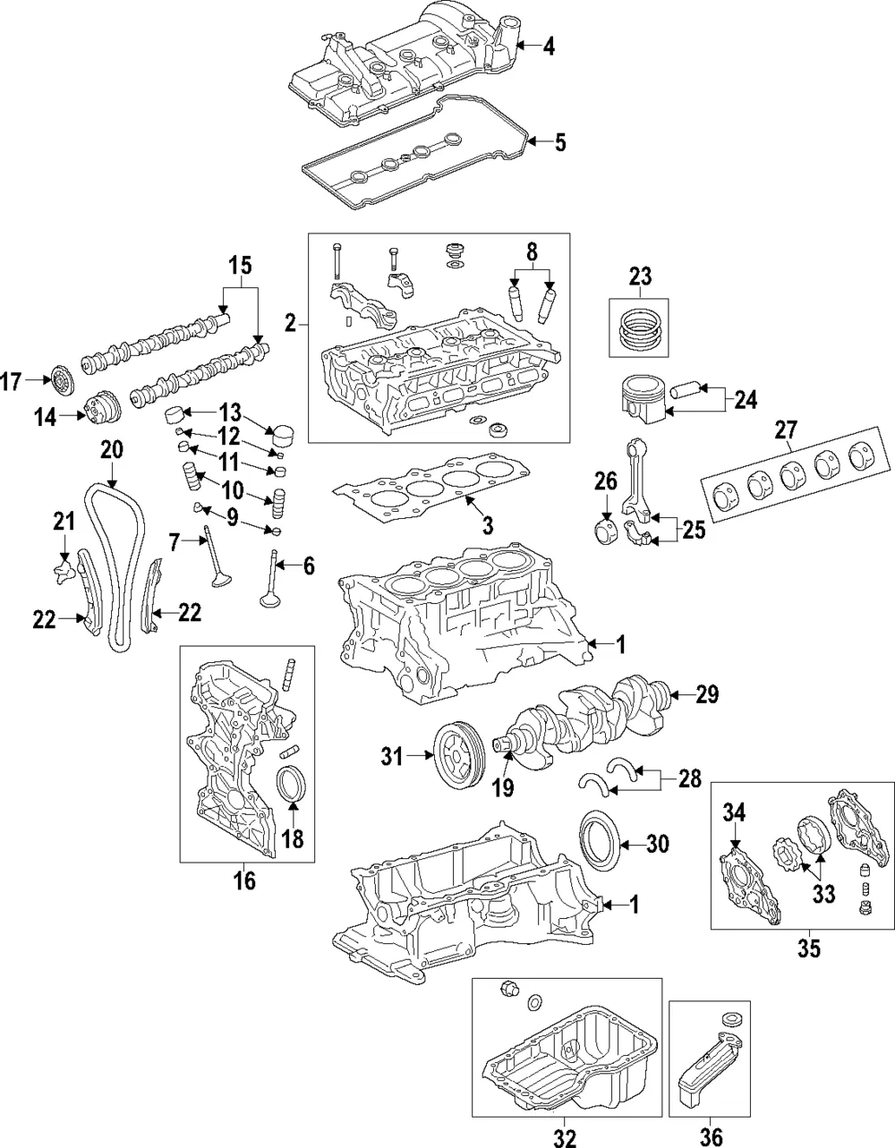 Cylinder Block - Mazda (zye910300)