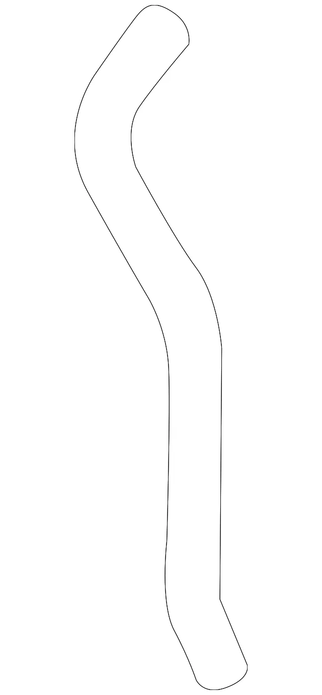 Engine Coolant Hose - Mazda (zyf115261)