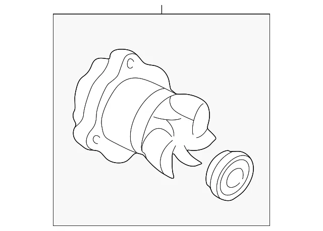 Engine Water Pump - Mazda (zzc015100)