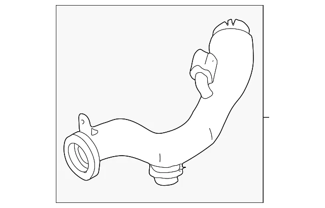 Engine Air Intake Hose - Mazda (zzc113201a)