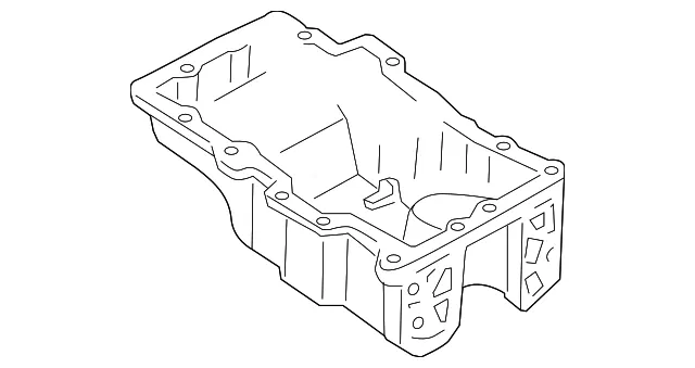 Oil Pan - Mazda (zzc610400)