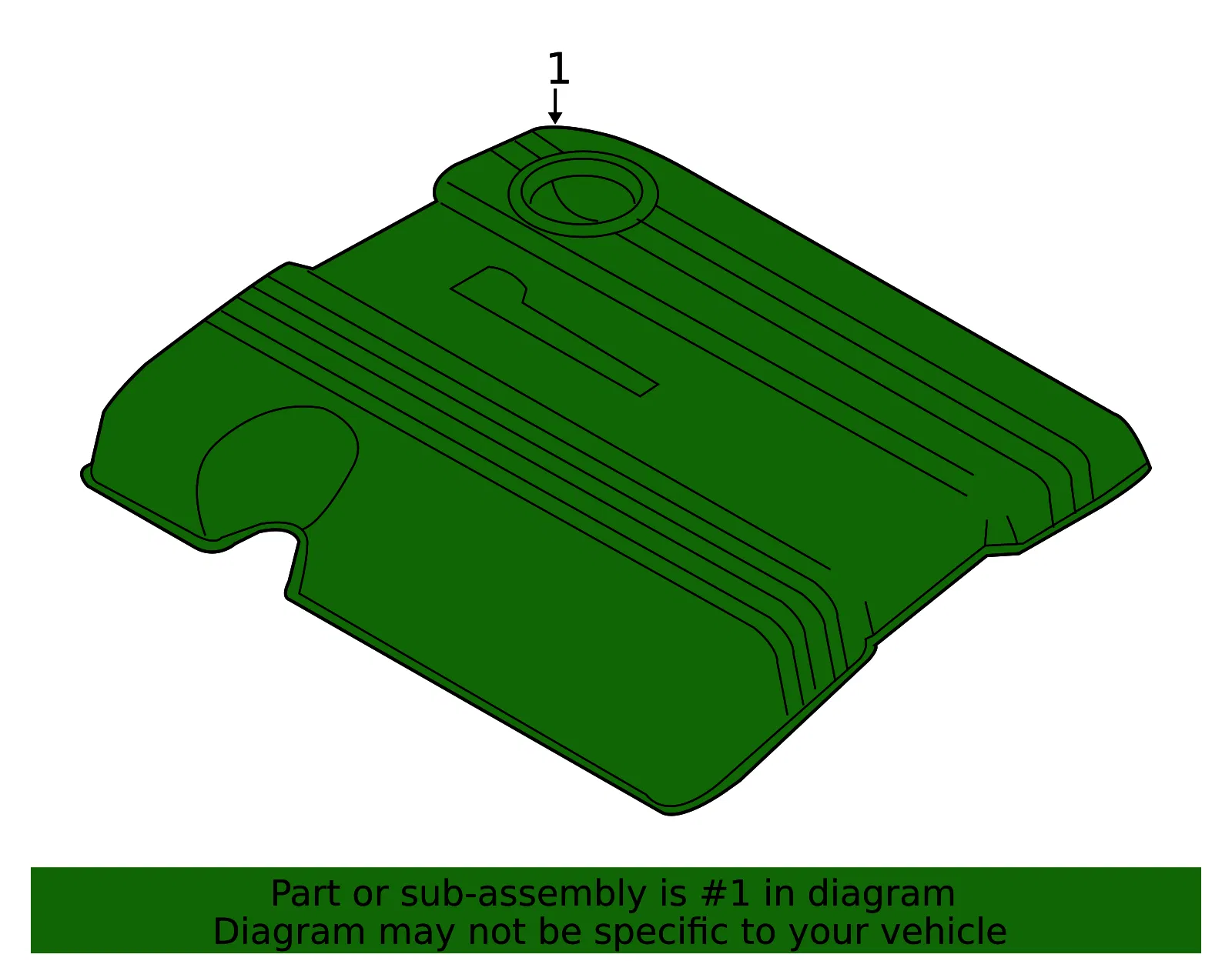 Engine Cover - Mazda (zzca102f1) - view 2