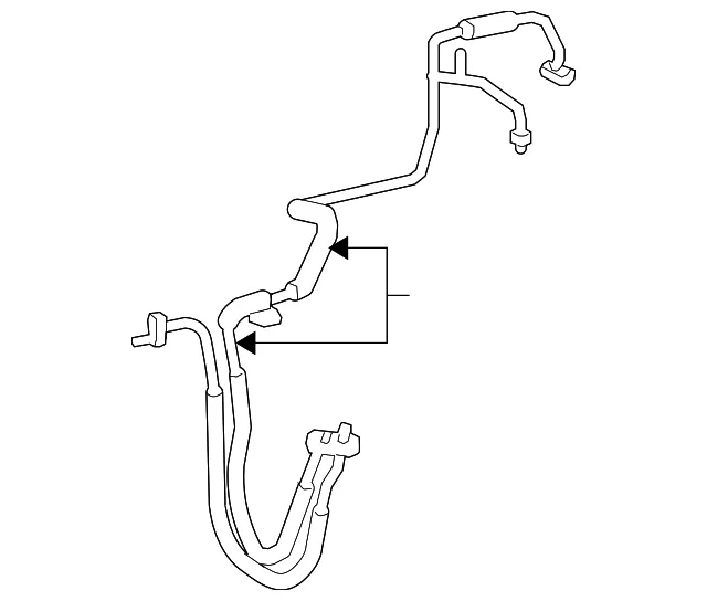 A/C Manifold Hose Assembly - Mazda (zzca61462)