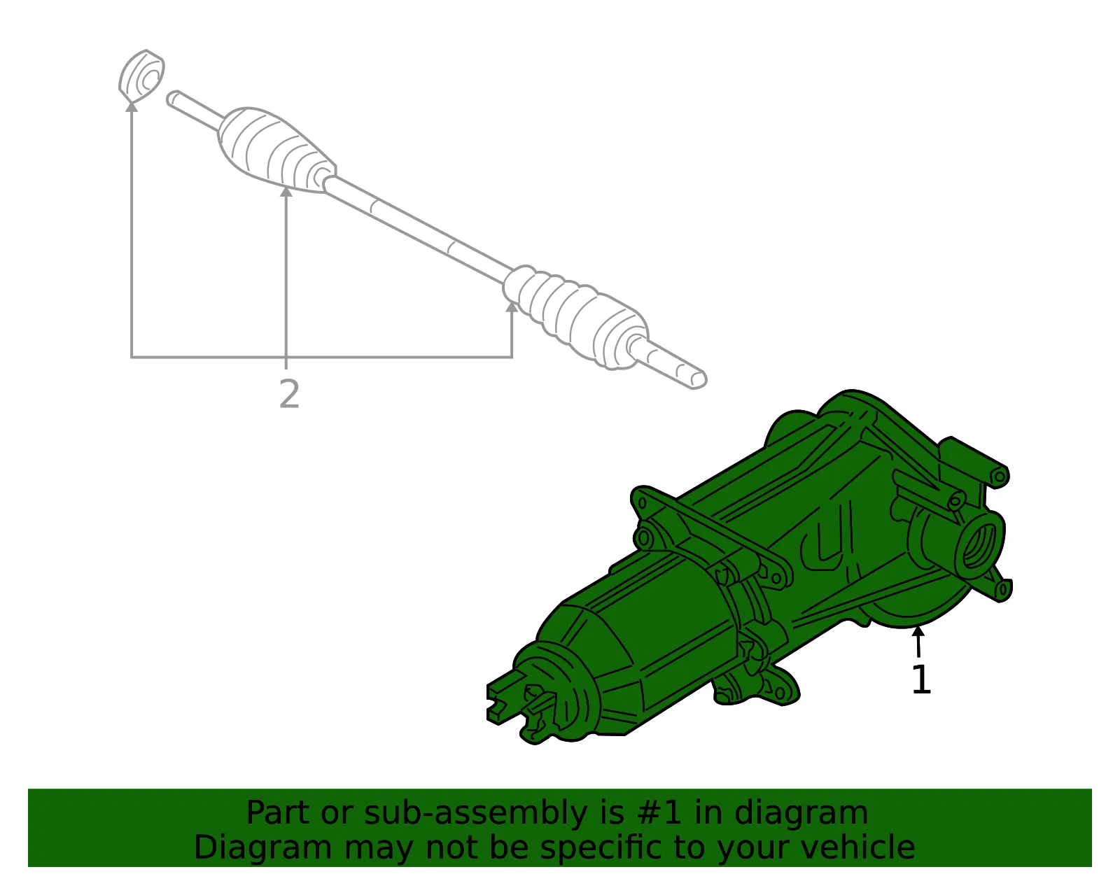 Differential Carrier - Mazda (zzd027100a) - view 2