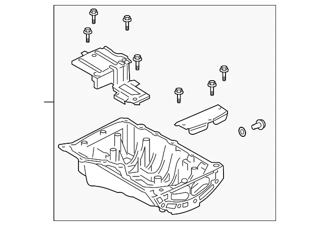 Oil Pan - Mazda (zzda10400a)