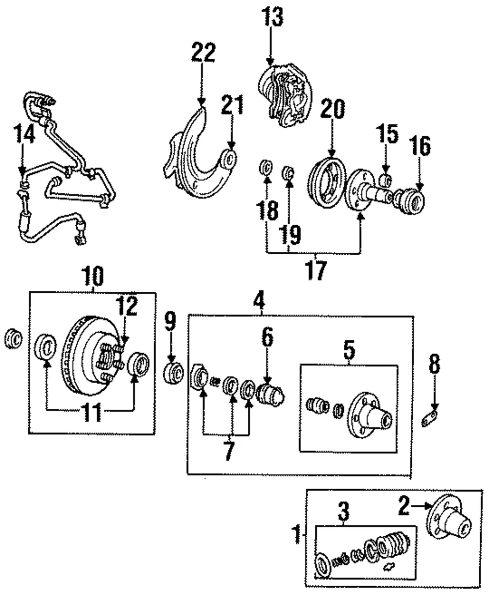Axle Nut Retainer - Mazda (zzl033041a)