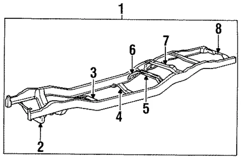 Engine Cross-Member - Mazda (zzm039800)
